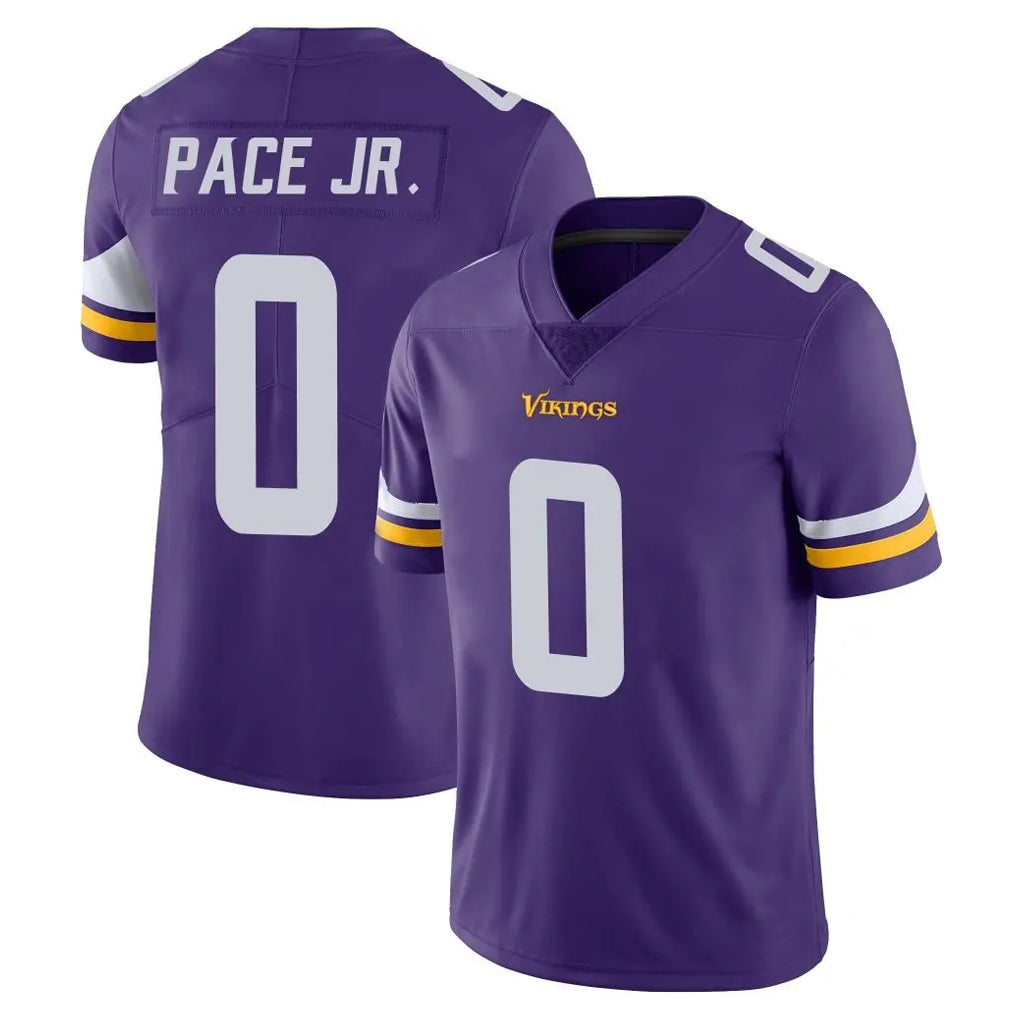 Davalo MN.Vikings #0 Ivan Pace Jr. Player Purple Limited Vapor Untouchable Home Game Stitched Jerseys