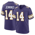 Davalo MN.Vikings #14 Jauan Jennings Player Purple Classic Home Game Stitched Jerseys