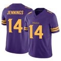Davalo MN.Vikings #14 Jauan Jennings Player Purple Limited Alternate Vapor F.U.S.E. Home Game Stitched Jerseys