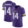 Davalo MN.Vikings #14 Jauan Jennings Player Purple Limited Vapor Untouchable Home Game Stitched Jerseys