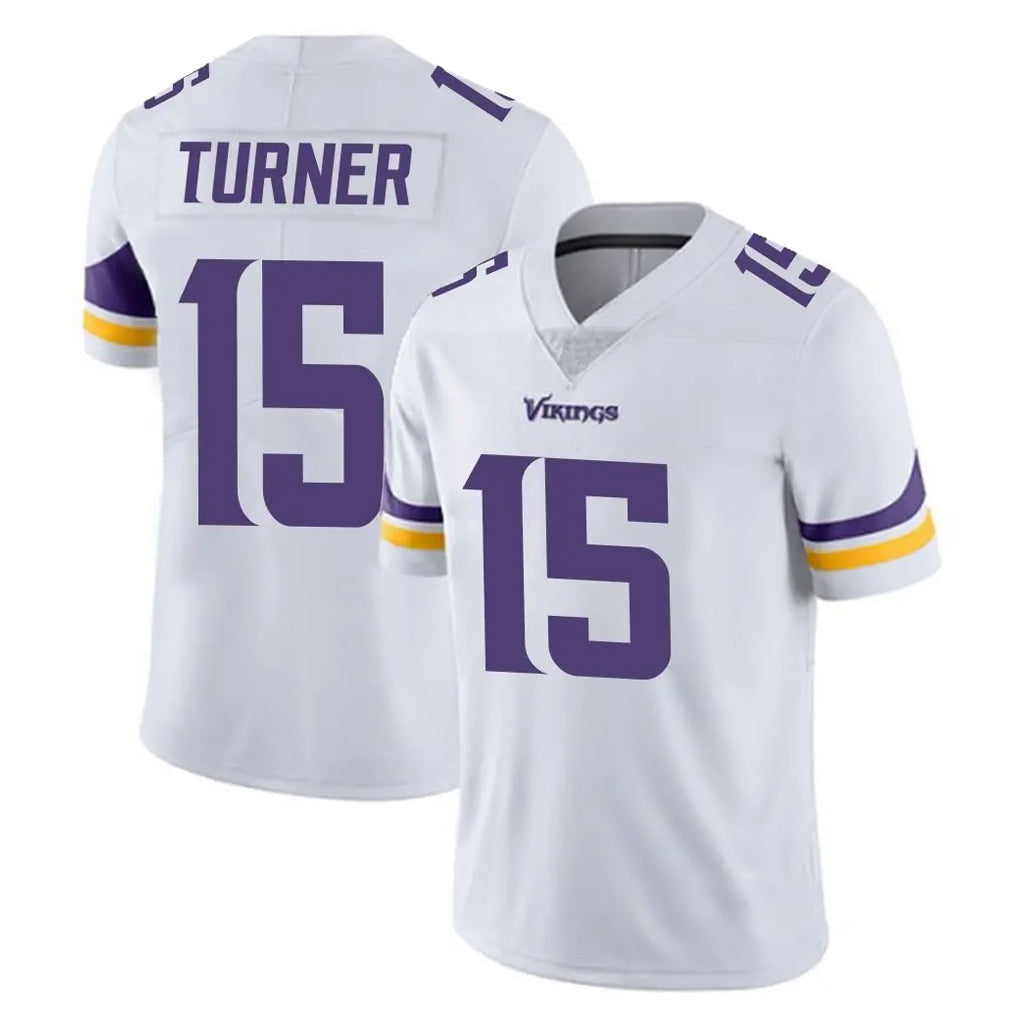Davalo MN.Vikings #15 Dallas Turner Player White Limited Vapor Untouchable Home Game Stitched Jerseys