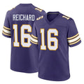 Davalo MN.Vikings #16 Will Reichard Player Purple Classic Home Game Stitched Jerseys