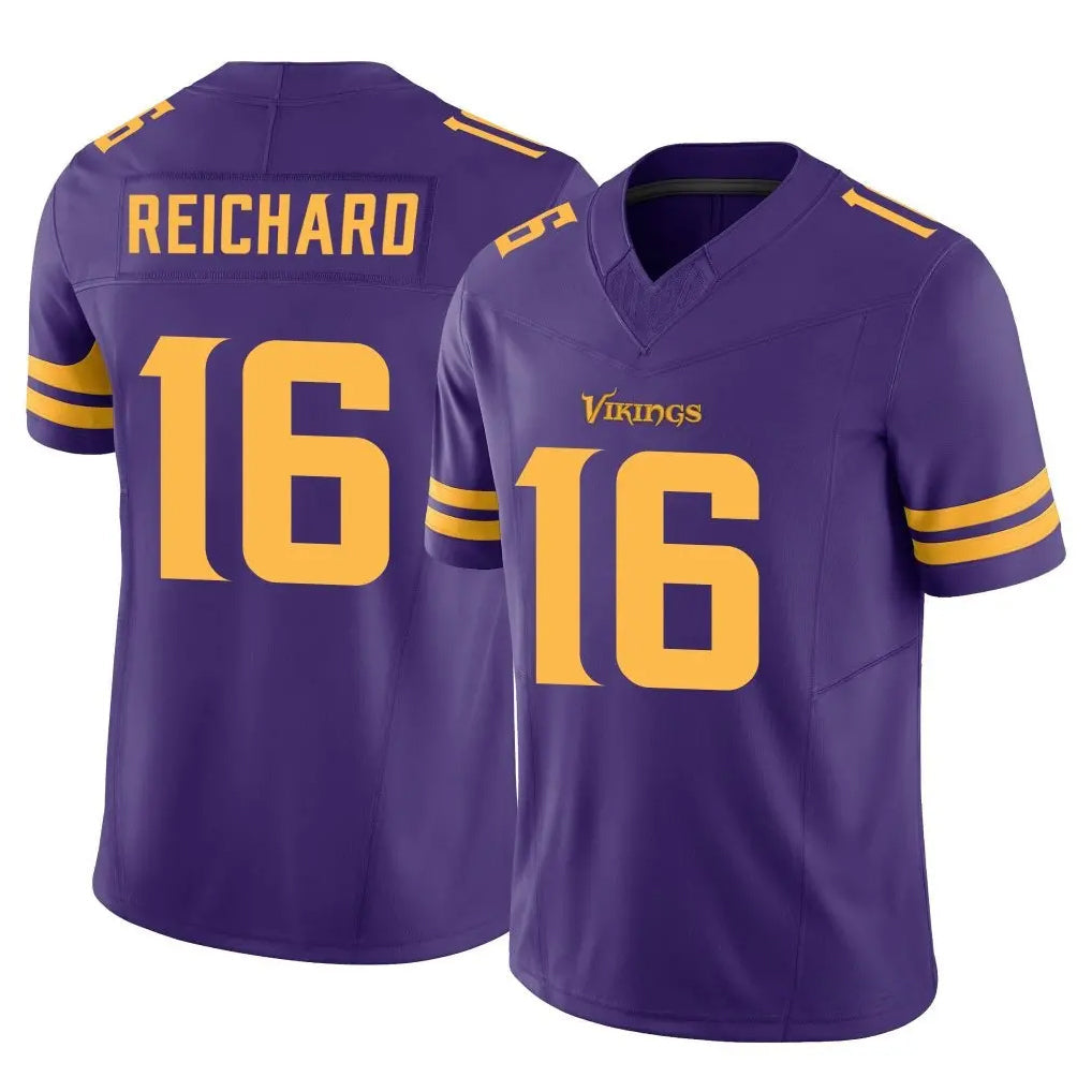 Davalo MN.Vikings #16 Will Reichard Player Purple Limited Alternate Vapor F.U.S.E. Home Game Stitched Jerseys