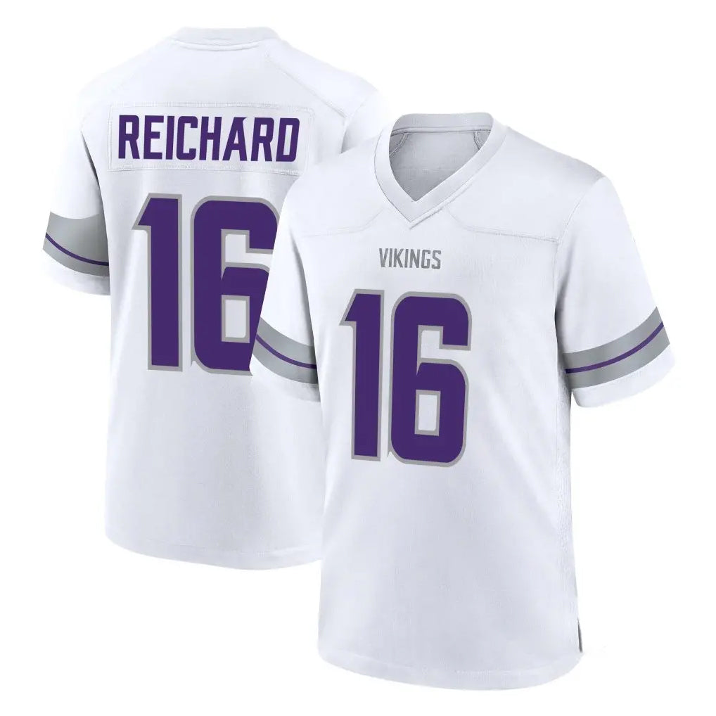 Davalo MN.Vikings #16 Will Reichard Player White Alternate Home Game Stitched Jerseys