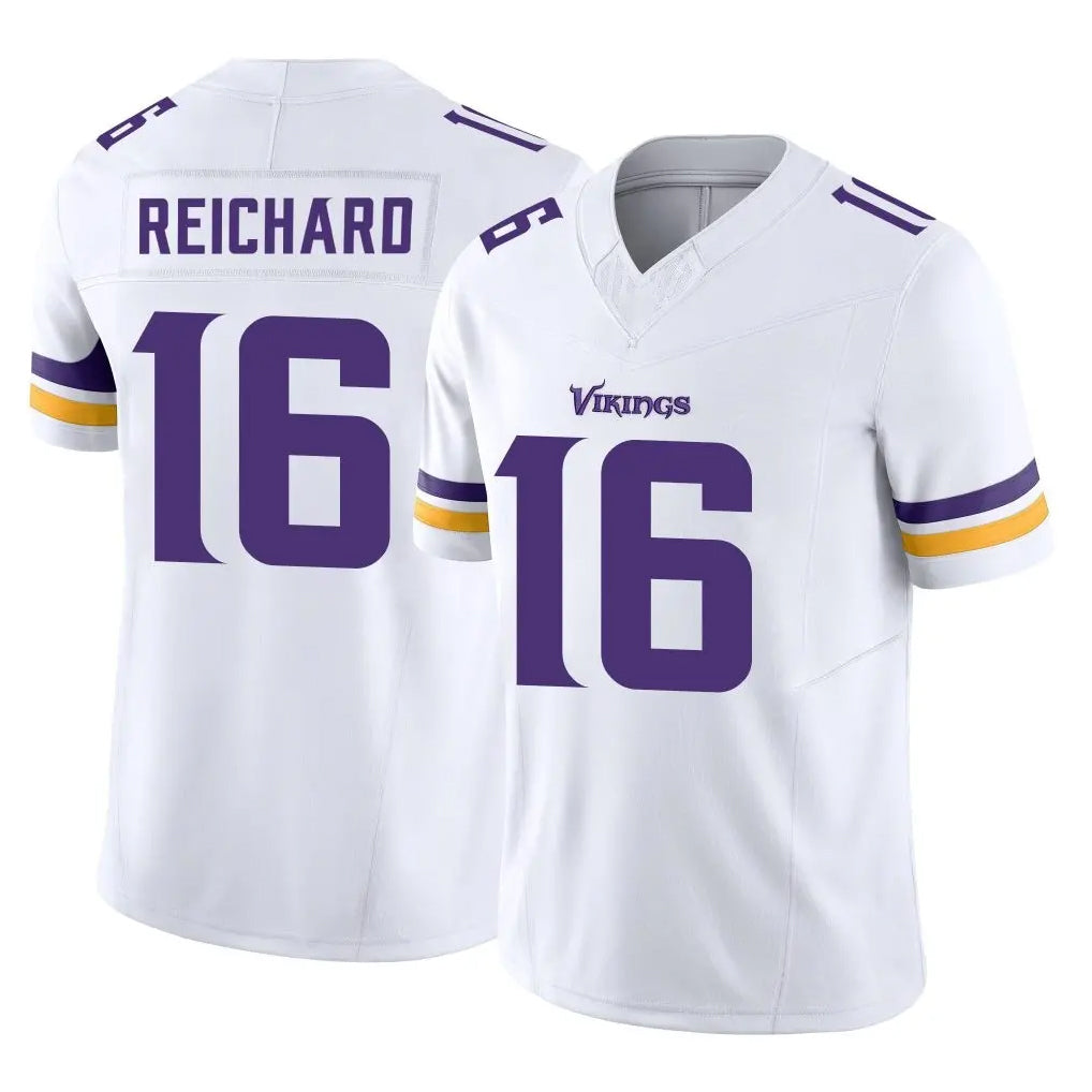 Davalo MN.Vikings #16 Will Reichard Player White Limited Vapor F.U.S.E. Home Game Stitched Jerseys
