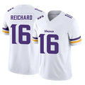 Davalo MN.Vikings #16 Will Reichard Player White Limited Vapor F.U.S.E. Home Game Stitched Jerseys