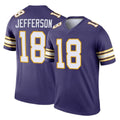 Davalo MN.Vikings #18 Justin Jefferson Player Purple Limited Classic Home Game Stitched Jerseys