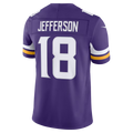 Davalo MN.Vikings #18 Justin Jefferson Purple Team Vapor F.U.S.E. Stitched Limited Jerseys
