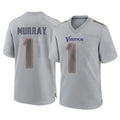Davalo MN.Vikings #1 Kyler Murray Player Gray Atmosphere Fashion Home Game Stitched Jerseys