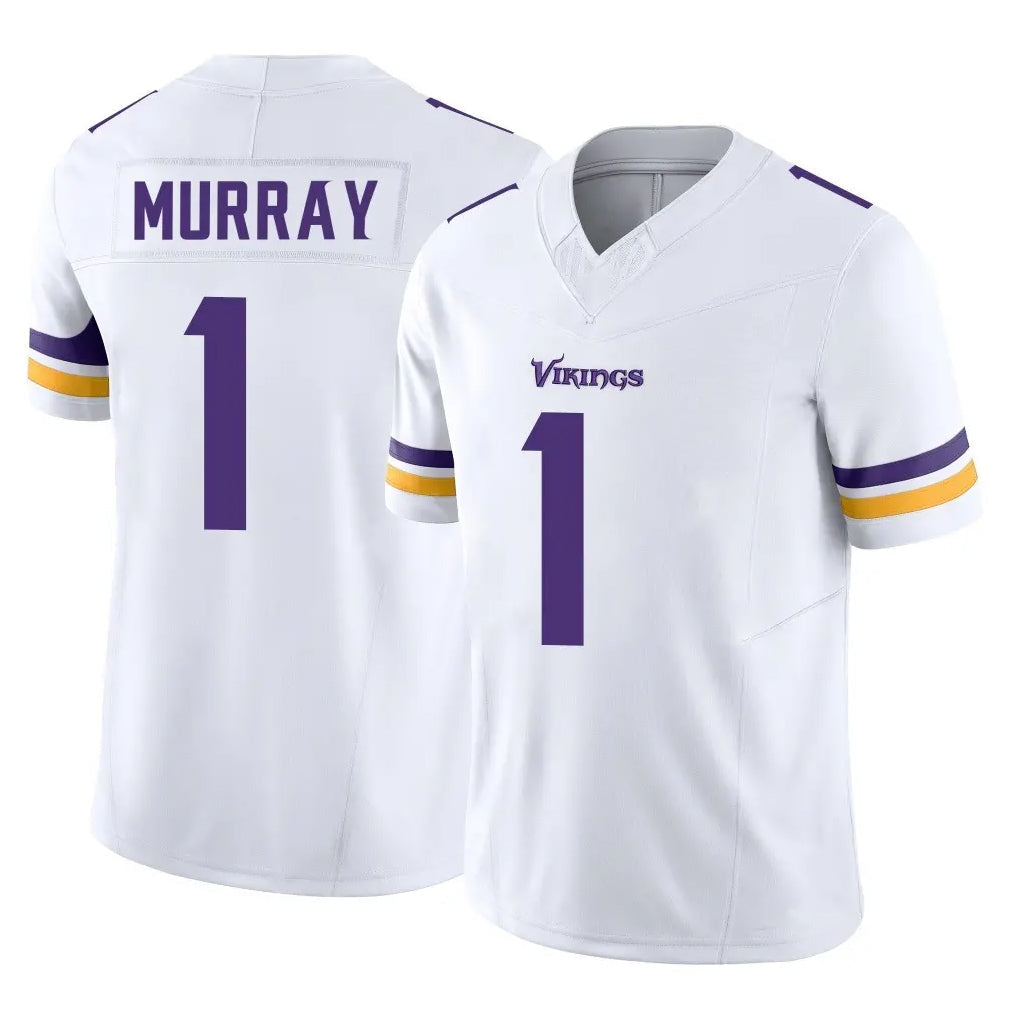 Davalo MN.Vikings #1 Kyler Murray Player White Limited Vapor F.U.S.E. Home Game Stitched Jerseys