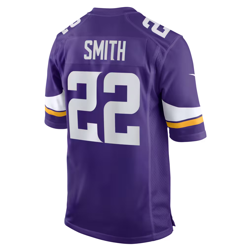 Davalo MN.Vikings #22 Harrison Smith Purple Game Stitched Jerseys