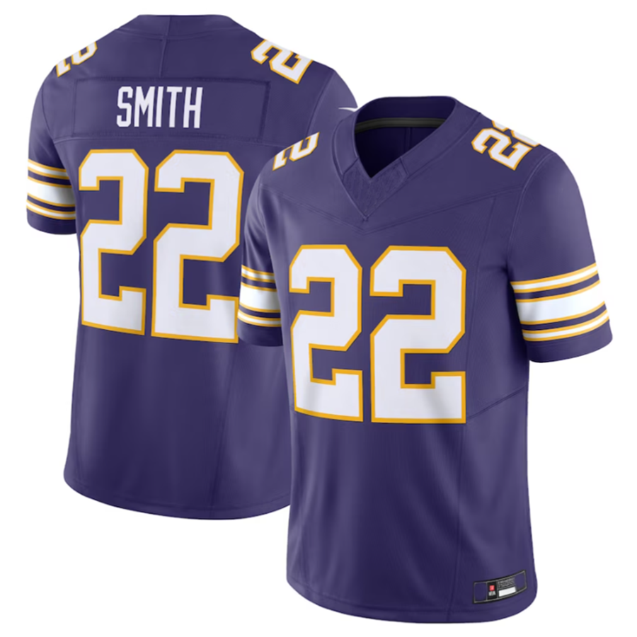 Davalo MN.Vikings #22 Harrison Smith Purple Vapor F.U.S.E. Limited Jersey Stitched American Stitched Jerseys