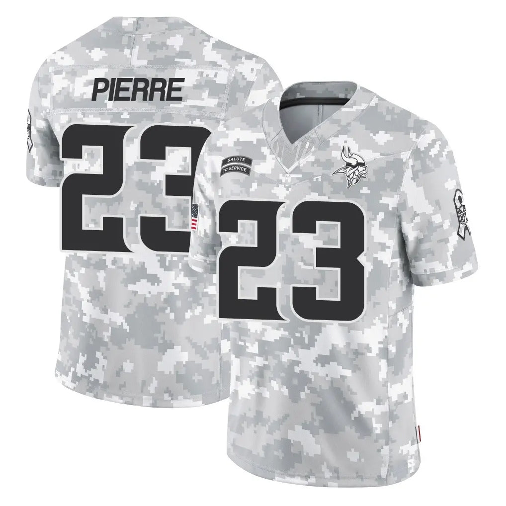 Davalo MN.Vikings #23 James Pierre Player Arctic Camo Salute To Service Limited Game Stitched Jerseys