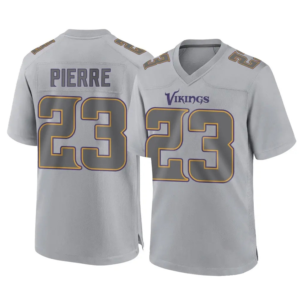Davalo MN.Vikings #23 James Pierre Player Gray Atmosphere Fashion Home Game Stitched Jerseys