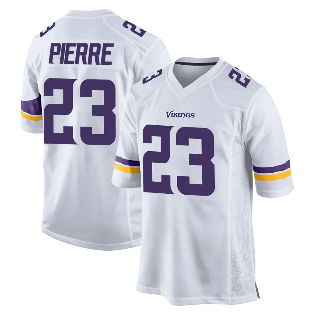 Davalo MN.Vikings #23 James Pierre Player White Home Game Stitched Jerseys