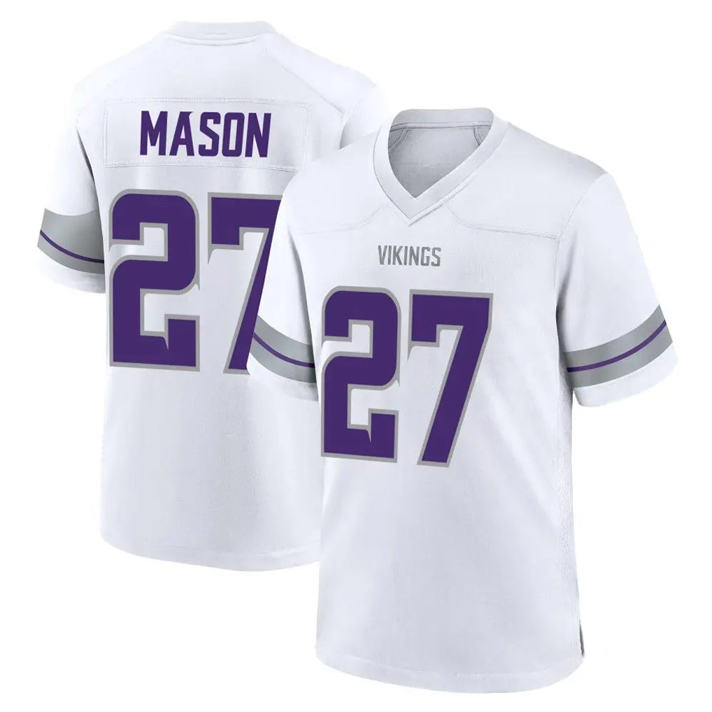 Davalo MN.Vikings #27 Jordan Mason Player White Alternate Home Game Stitched Jerseys