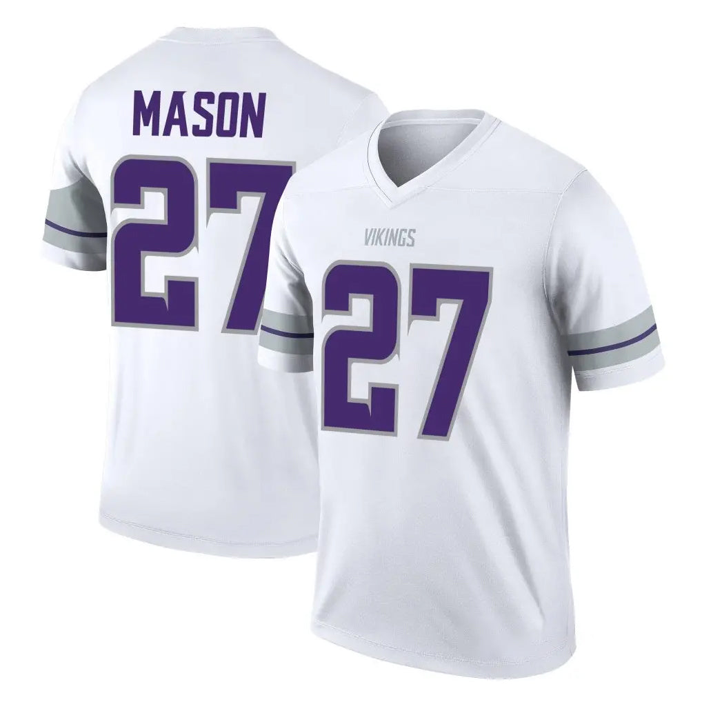 Davalo MN.Vikings #27 Jordan Mason Player White Alternate Legend Home Game Stitched Jerseys