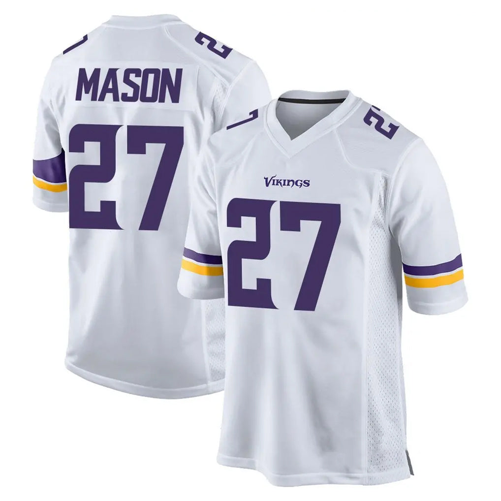 Davalo MN.Vikings #27 Jordan Mason Player White Home Game Stitched Jerseys