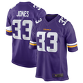 Davalo MN.Vikings #33 Aaron Jones Purple Game Player Jersey Stitched American Stitched Jerseys