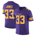 Davalo MN.Vikings #33 Aaron Jones Sr. Player Purple Limited Color Rush Home Game Stitched Jerseys