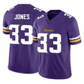 Davalo MN.Vikings #33 Aaron Jones Sr. Player Purple Limited Vapor F.U.S.E. Home Game Stitched Jerseys