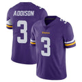 Davalo MN.Vikings #3 Jordan Addison Player Purple Limited Vapor Untouchable Home Game Stitched Jerseys