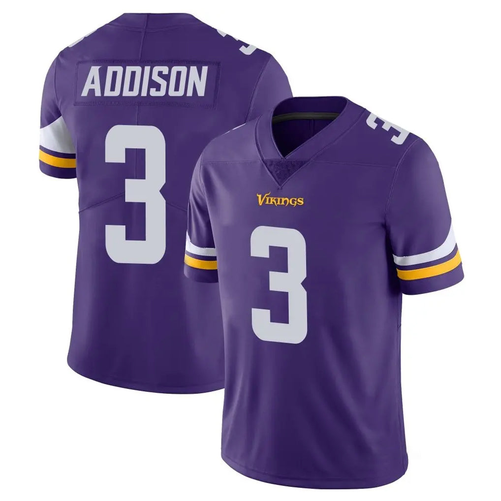 Davalo MN.Vikings #3 Jordan Addison Player Purple Limited Vapor Untouchable Home Game Stitched Jerseys