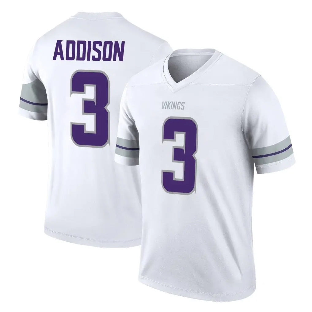 Davalo MN.Vikings #3 Jordan Addison Player White Alternate Legend Home Game Stitched Jerseys