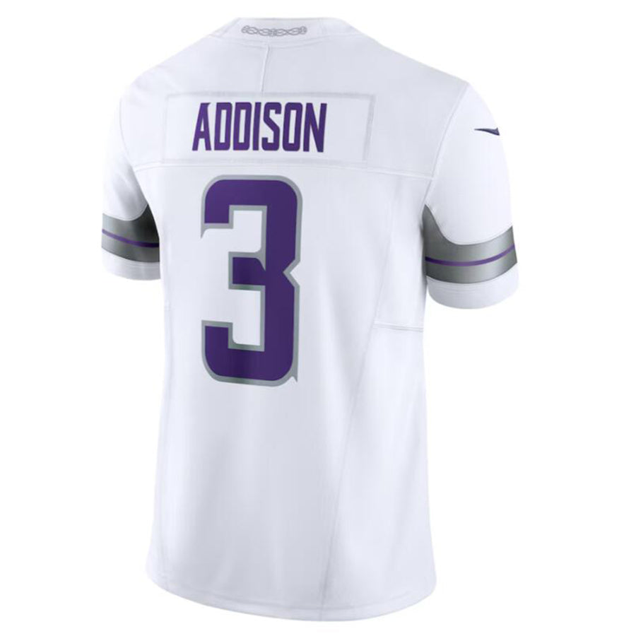 Davalo MN.Vikings #3 Jordan Addison White Alternate Vapor F.U.S.E. Limited Jersey American Stitched Jersey