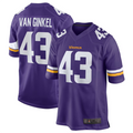 Davalo MN.Vikings #43 Andrew Van Ginkel Purple Team Game Jersey Stitched American Stitched Jersey