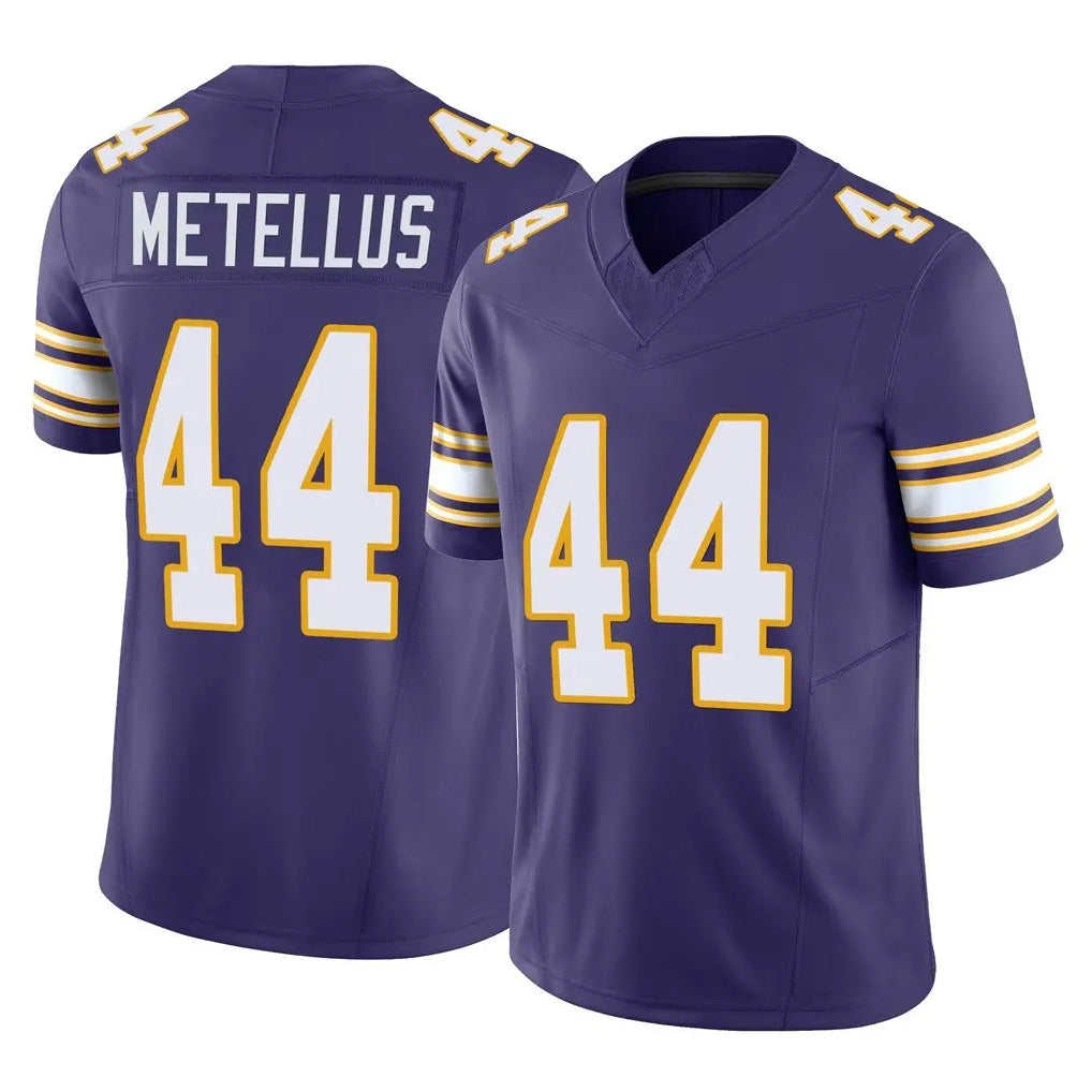 Davalo MN.Vikings #44 Josh Metellus Player Purple Limited Classic Vapor F.U.S.E. Home Game Stitched Jerseys