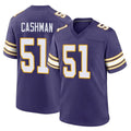 Davalo MN.Vikings #51 Blake Cashman Player Purple Classic Home Game Stitched Jerseys