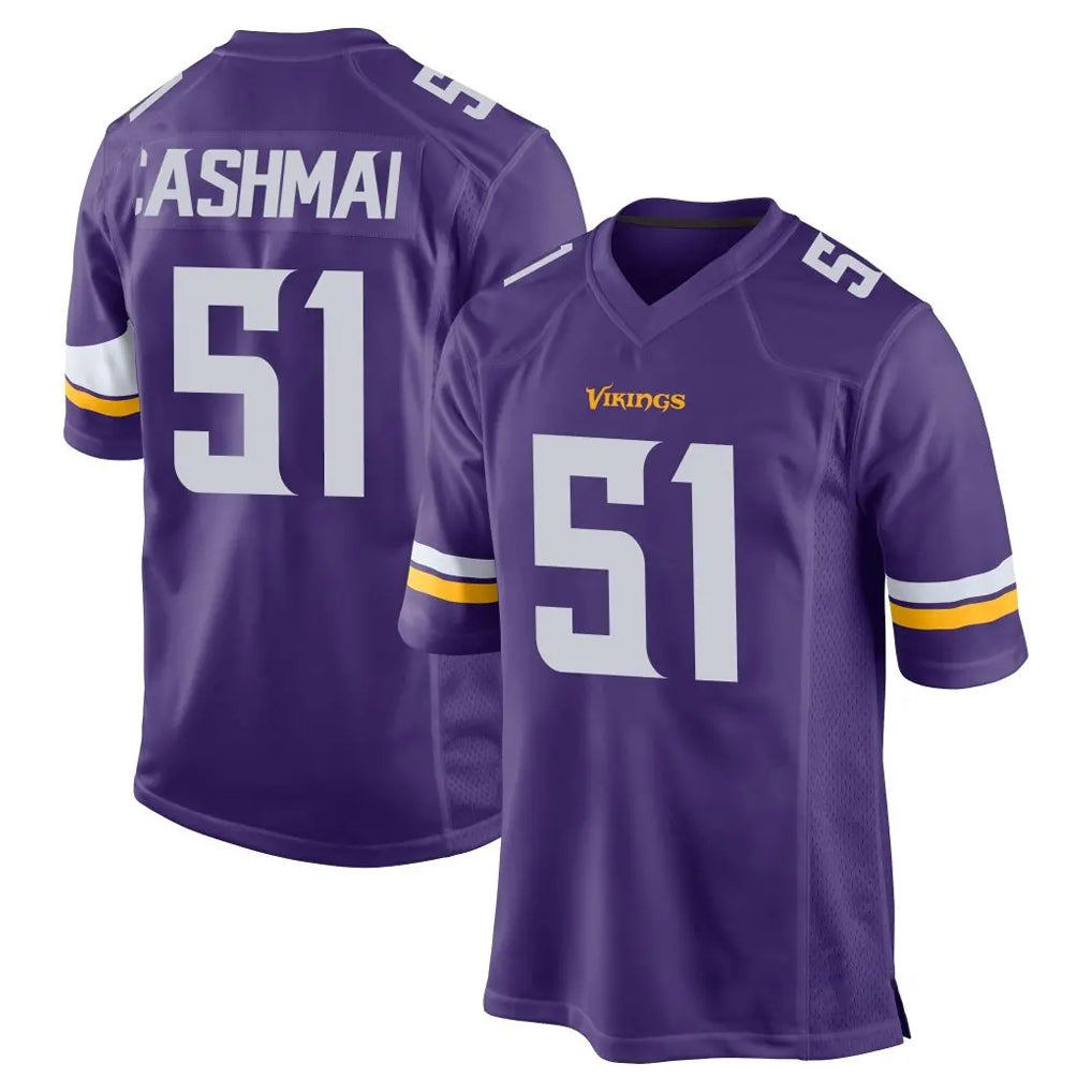 Davalo MN.Vikings #51 Blake Cashman Player Purple Home Game Stitched Jerseys