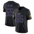 Davalo MN.Vikings #55 Eric Wilson Player Black Impact LImited Home Game Stitched Jerseys