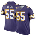 Davalo MN.Vikings #55 Eric Wilson Player Purple Limited Classic Home Game Stitched Jerseys