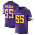 Davalo MN.Vikings #55 Eric Wilson Player Purple Limited Color Rush Home Game Stitched Jerseys