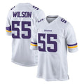 Davalo MN.Vikings #55 Eric Wilson Player White Home Game Stitched Jerseys