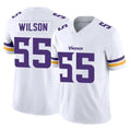 Davalo MN.Vikings #55 Eric Wilson Player White Limited Vapor F.U.S.E. Home Game Stitched Jerseys