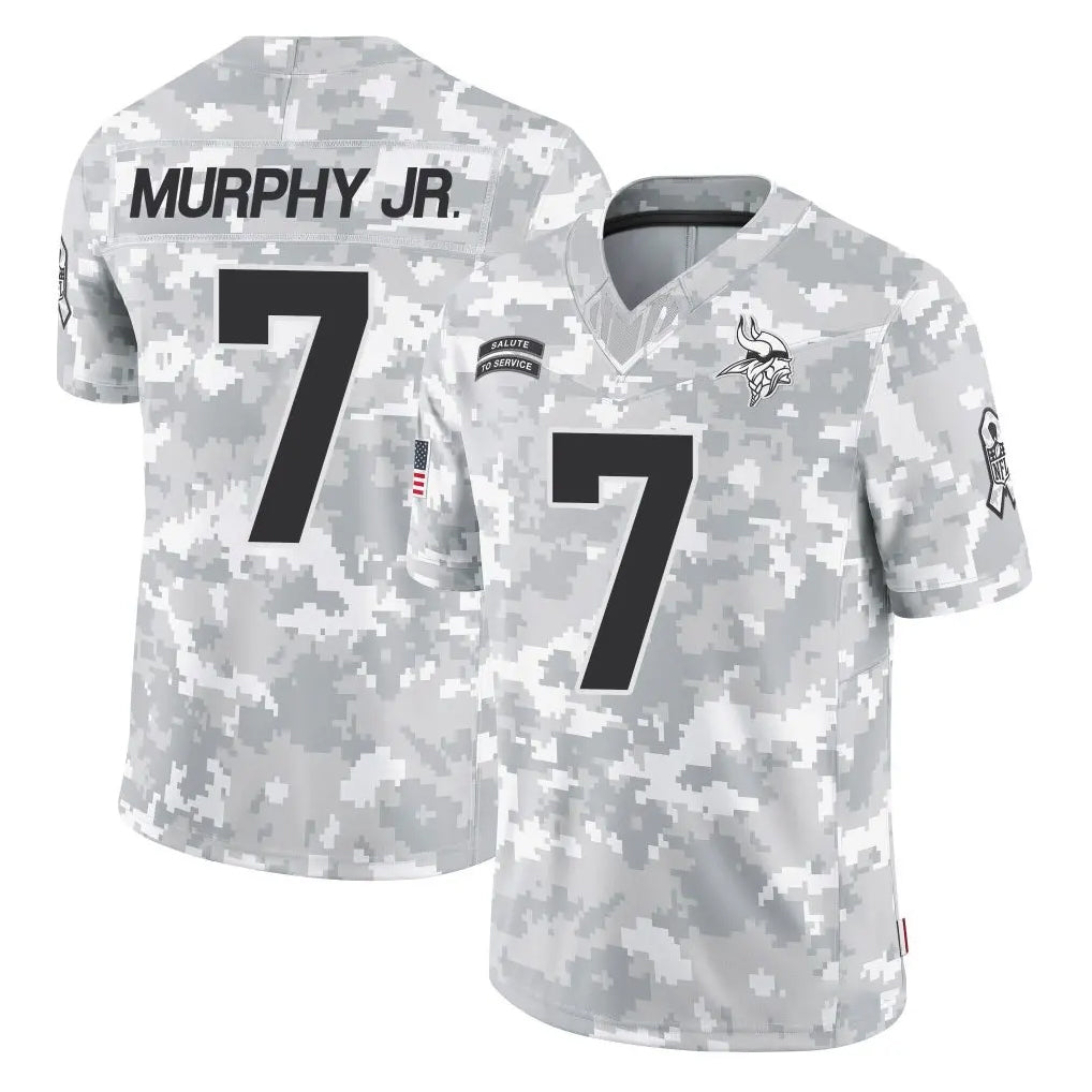 Davalo MN.Vikings #7 Byron Murphy Jr. Player Arctic Camo Salute To Service Limited Game Stitched Jerseys