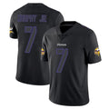 Davalo MN.Vikings #7 Byron Murphy Jr. Player Black Impact LImited Home Game Stitched Jerseys