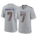 Davalo MN.Vikings #7 Byron Murphy Jr. Player Gray Atmosphere Fashion Home Game Stitched Jerseys