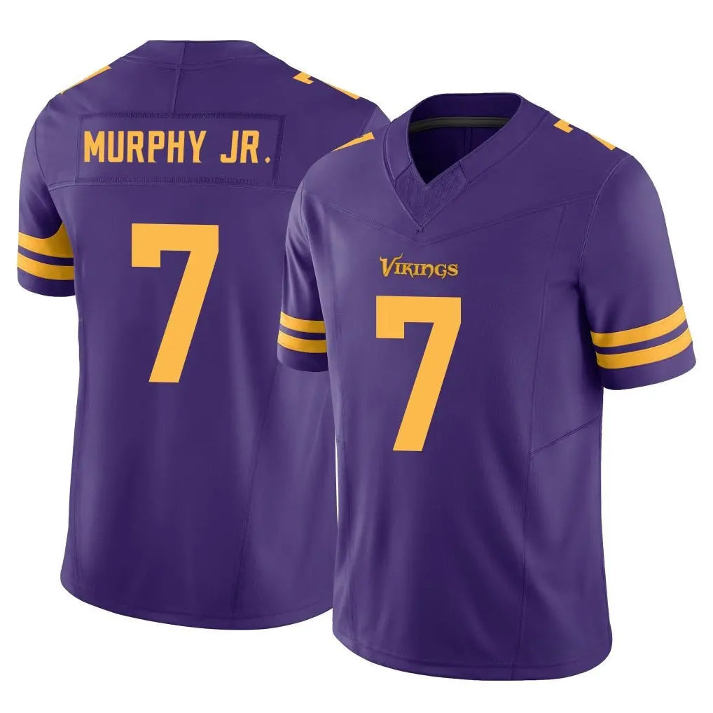 Davalo MN.Vikings #7 Byron Murphy Jr. Player Purple Limited Alternate Vapor F.U.S.E. Home Game Stitched Jerseys