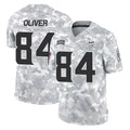 Davalo MN.Vikings #84 Josh OliverPlayer Arctic Camo Salute To Service Limited Game Stitched Jerseys