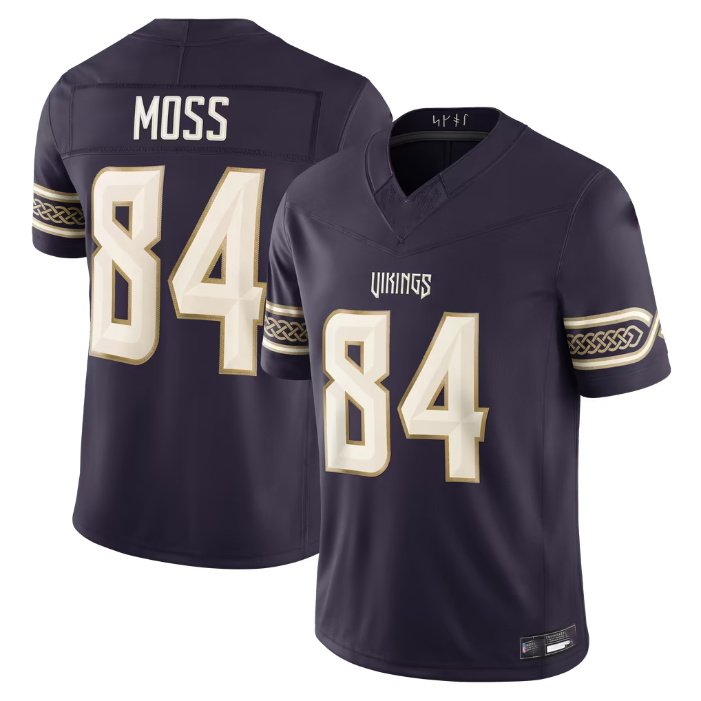 Davalo MN.Vikings #84 Randy Moss Purple 2026 Rivalries Collection Limited Stitched Jerseys
