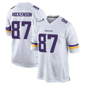 Davalo MN.Vikings #87 T.J. Hockenson Player White Home Game Stitched Jerseys