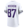 Davalo MN.Vikings #87 T.J. Hockenson White Alternate Game Player Jersey American Stitched Jersey