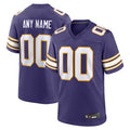 Davalo Custom MN.Vikings Secondary Alternate Game Stitched Jerseys