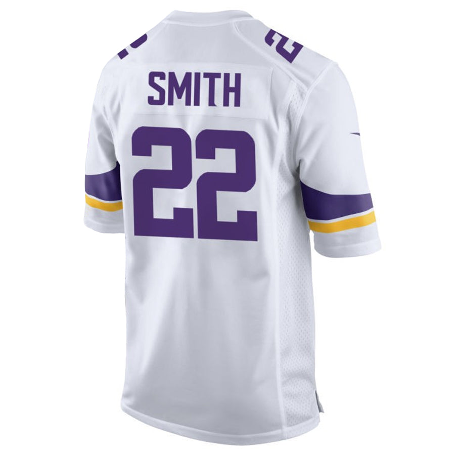 Davalo MN.Vikings #22 Harrison Smith Player White Home Game Stitched Jerseys