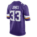 Davalo MN.Vikings #33 Aaron Jones Player Purple Home Game Stitched Jerseys