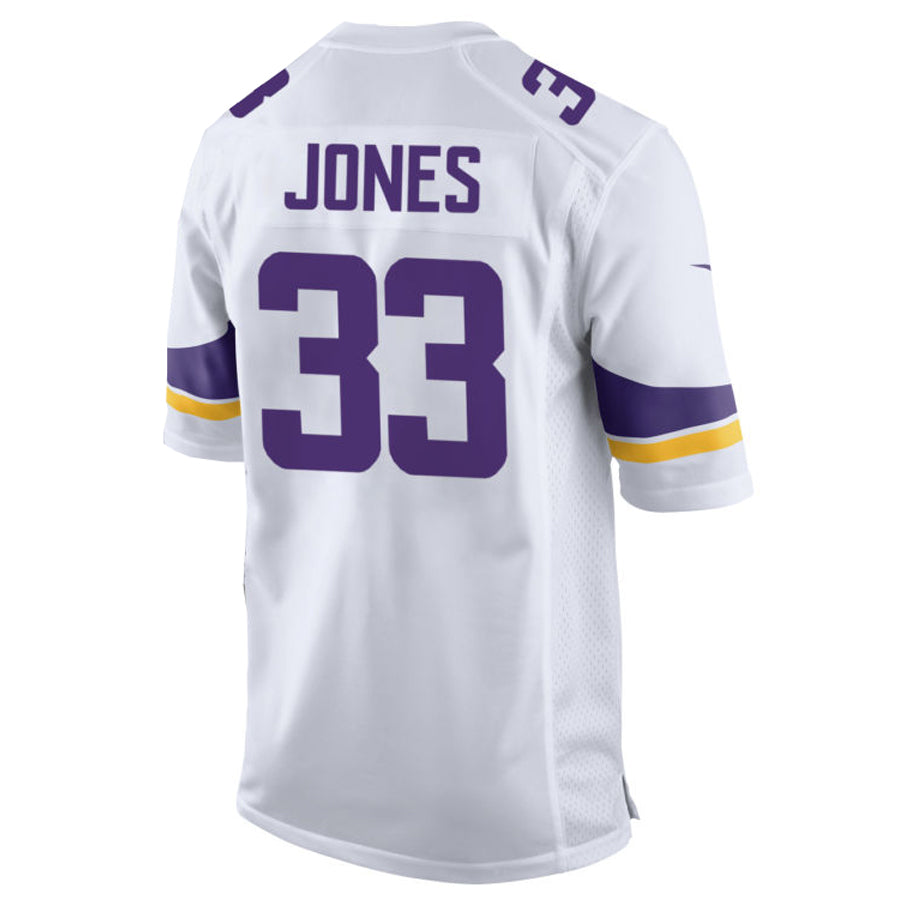 Davalo MN.Vikings #33 Aaron Jones Player White Home Game Stitched Jerseys